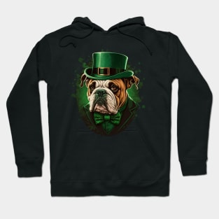 Bulldog St. Patrick's Day Hoodie